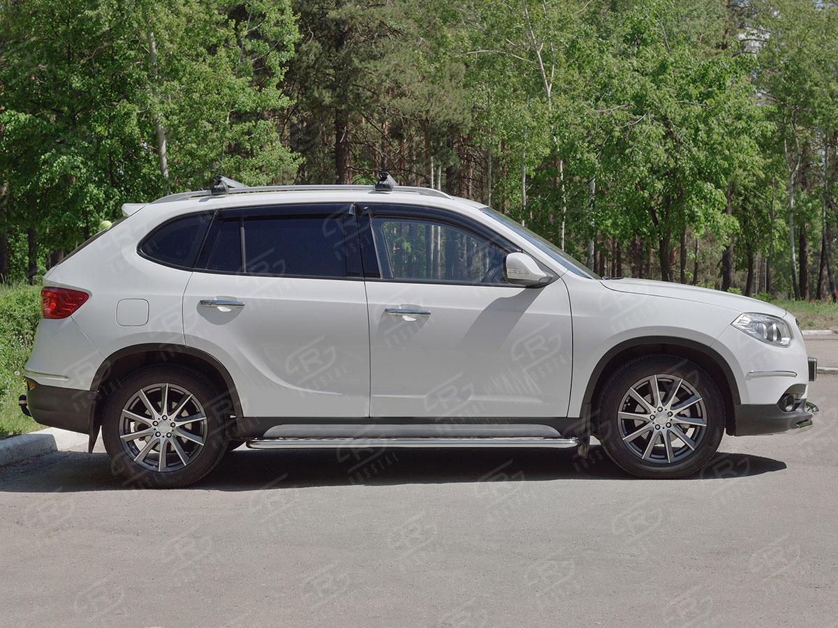 Пороги труба d42 с листом вариант 1 на Brilliance V5, Slitkoff BV5L-0027011