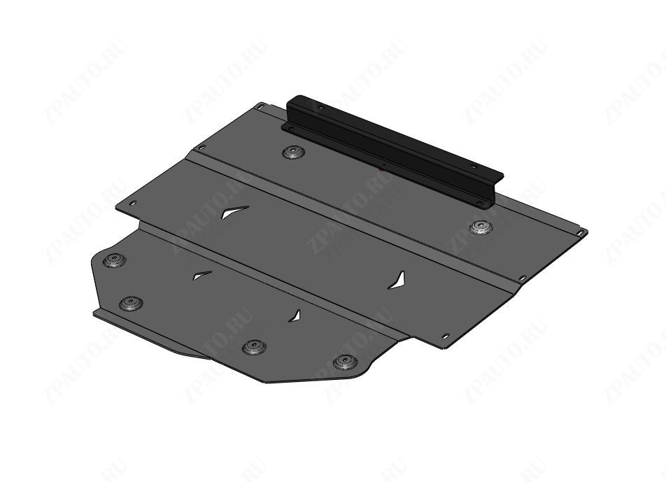 51.03ABC Защита картера двигателя и КПП GAC Empow V-1.5 (2025-) (Алюминий 4 мм)