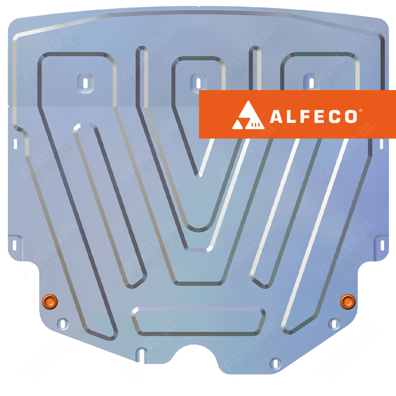 Защита  картера и кпп GAC GS3 2024- V-1,5 FWD , ALFeco, алюминий 4мм, арт. ALF4906al