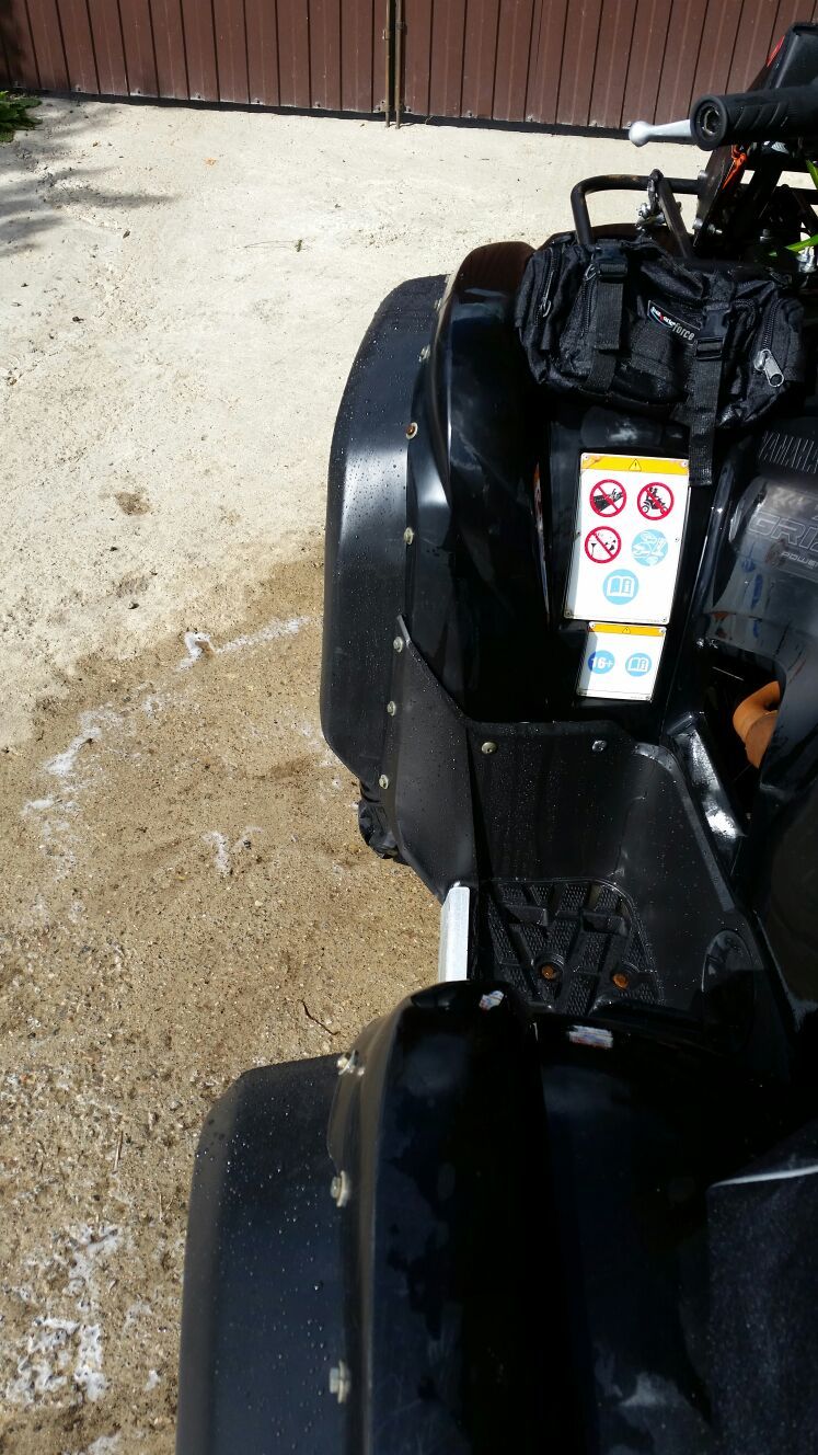 Расширители колесных арок для YAMAHA Grizzly 700/550 2007-14, STORM, арт. MP 0167