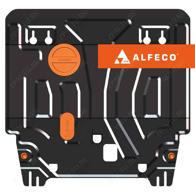 Защита  картера и КПП Renault Koleos II 2016-2020 V-all , ALFeco, сталь 2мм, арт. ALF1553st-2