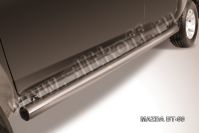 Защита порогов d76 труба Mazda BT-50 (2006-2011) , Slitkoff, арт. MZB012