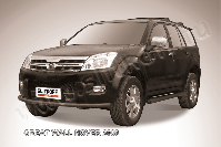 Защита переднего бампера d57 черная Great Wall Hover (2005-2010) , Slitkoff, арт. GWHN006B