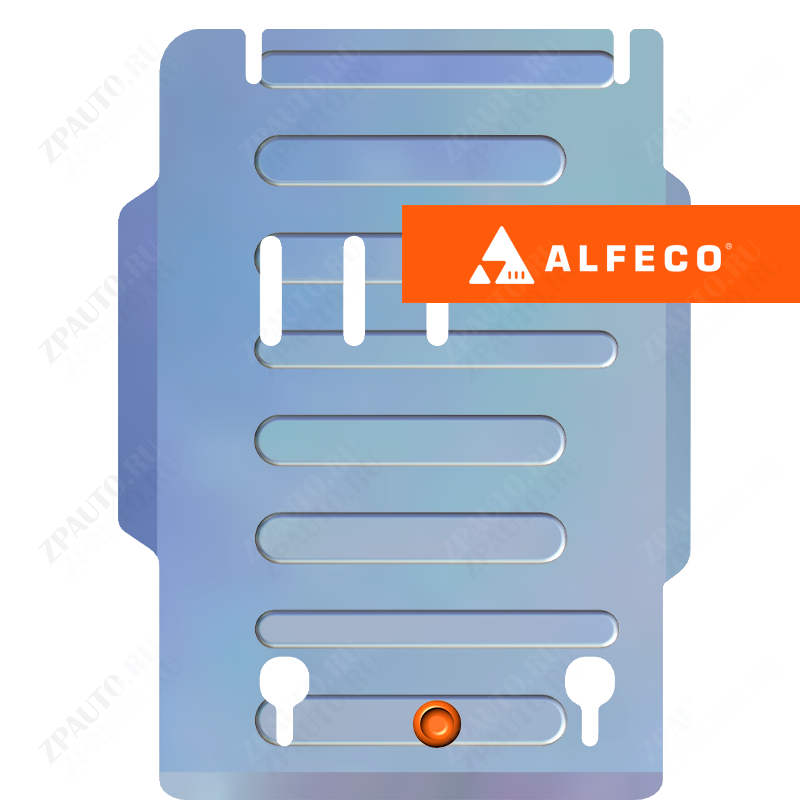 Защита  КПП Volkswagen Touareg (NF) 2010-2018 V-3,0;3,0D;3,6 , ALFeco, алюминий 4мм, арт. ALF2606al-1