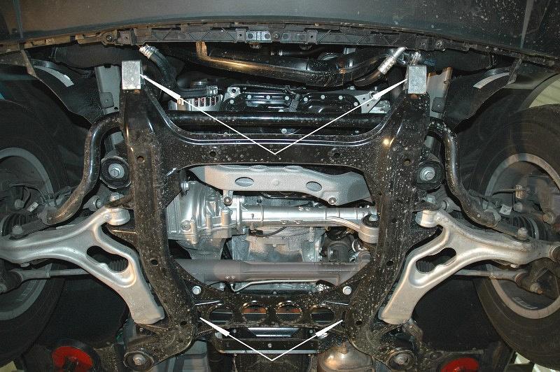 Защита картера для VOLKSWAGEN Touareg  2010 - 2014, V-3.0TDI ; 3.6FSI ; 4.2 FSI ; 4.2TDI, Sheriff, сталь 2,5 мм, арт. 26.1884