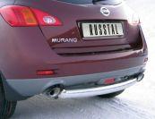 Защита переднего бампера d63/42 (5 секций) для Nissan Murano 2009, Руссталь NMZ-000315