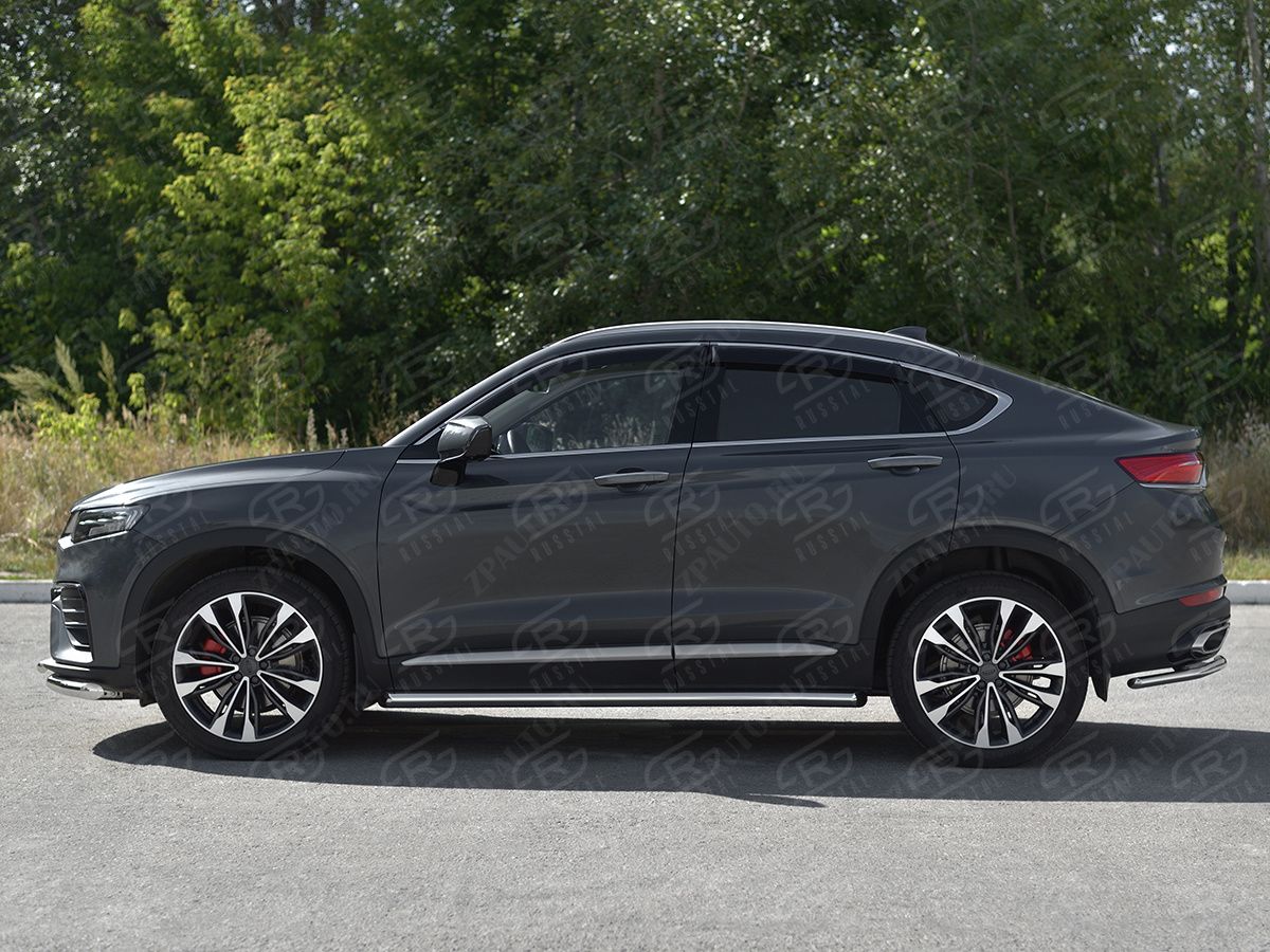 GEELY TUGELLA 2020- Пороги труба d57 (вариант 1) GTGT-0039451