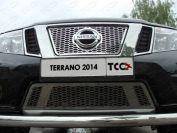 Решетка радиатора верхняя (лист) для автомобиля Nissan Terrano 2014-, TCC Тюнинг NISTER14-15