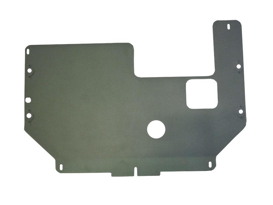 Защита двигателя, пер. дифф., радиатора алюминиевая Motodor для Land Rover Discovery 4 2009-2016 (5 мм, алюминий), 33207