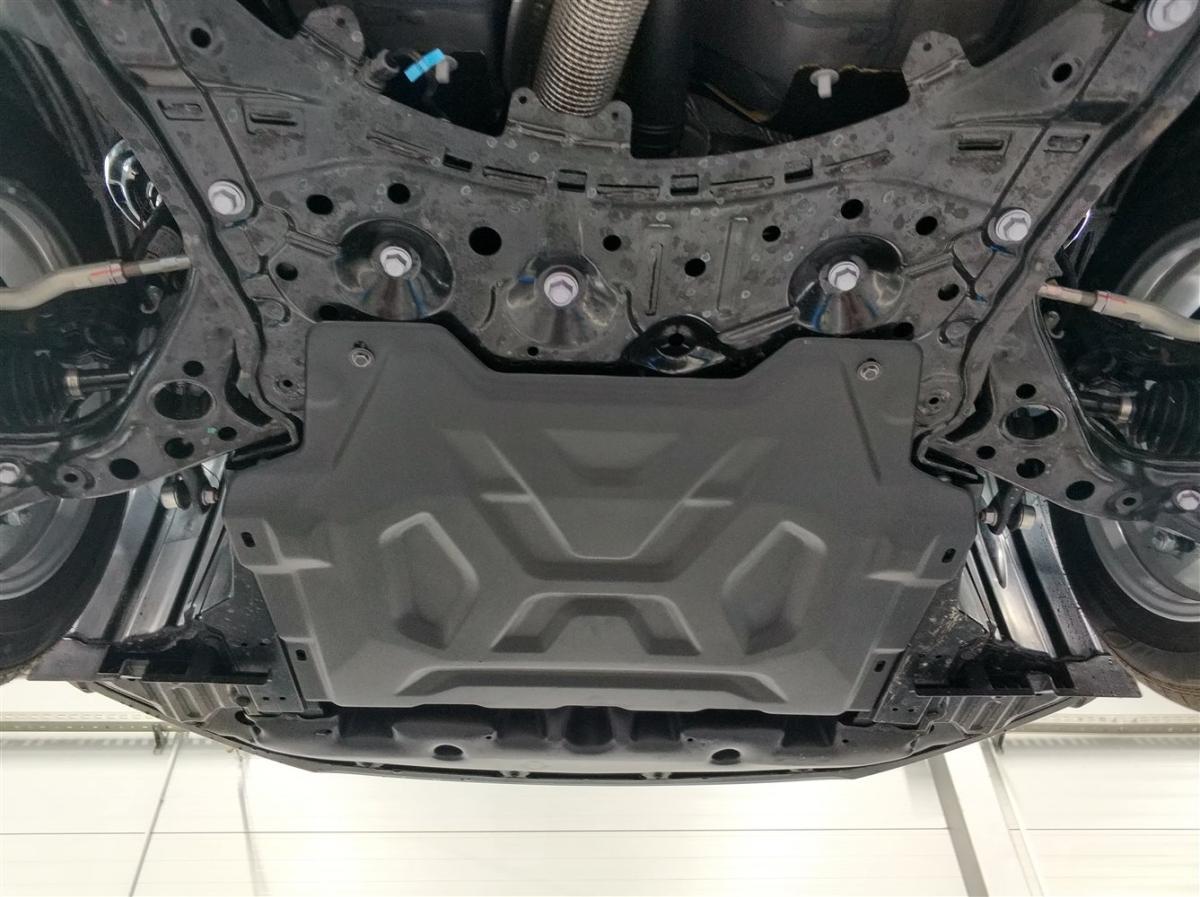 КОМПОЗИТНАЯ ЗАЩИТА КАРТЕРА ДВИГАТЕЛЯ И КПП TOYOTA C-HR, V-ВСЕ (2018-) (6 ММ), арт. 24.33K