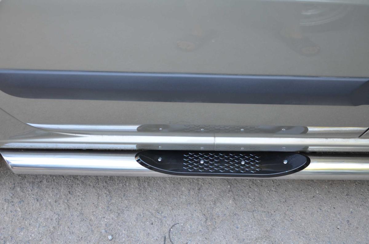 Пороги труба с проступью для автомобиля LADA Lada Largus. LL.12.93, Россия