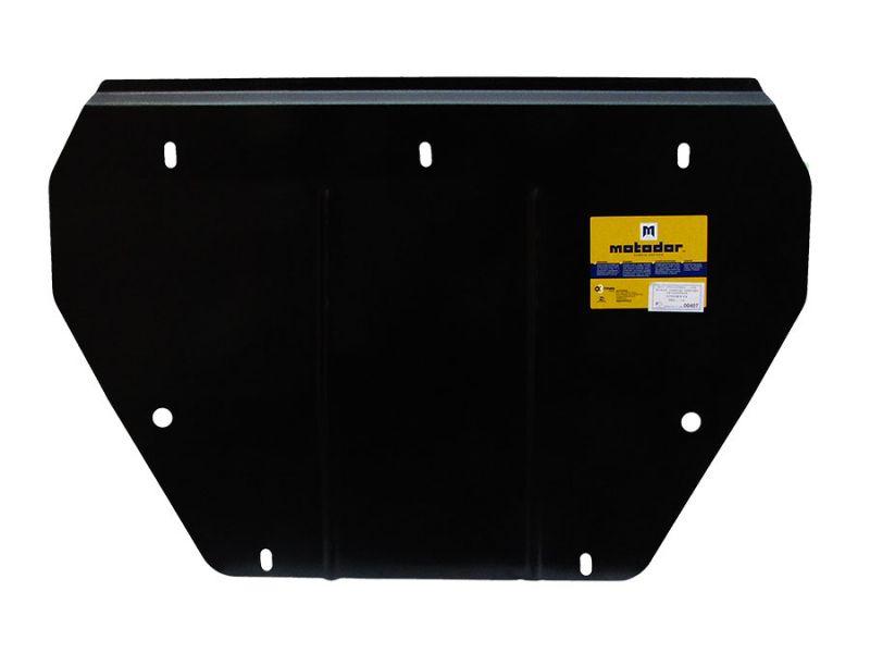 Защита двигателя, кпп стальная Motodor для Citroen C4 2004-2008 (2 мм, сталь), 00407