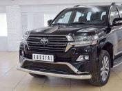 Защита переднего бампера d76 Toyota LC 200 Executive 2016, Slitkoff TLCZ-002556