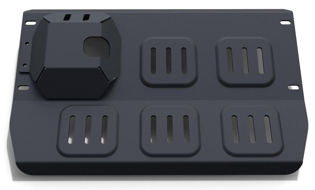 Защита переднего дифференциала Rival для Suzuki Jimny IV 2019-н.в., сталь 3 мм, с крепежом, штампованная, 2111.5528.1.3