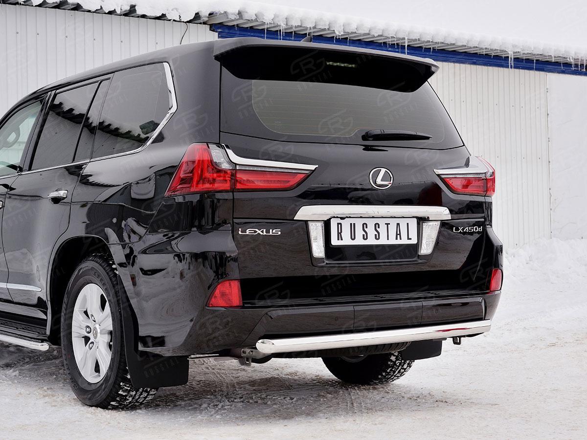 Защита заднего бампера d57 Lexus LX570/LX450d 2015, Slitkoff LLX4Z-002520