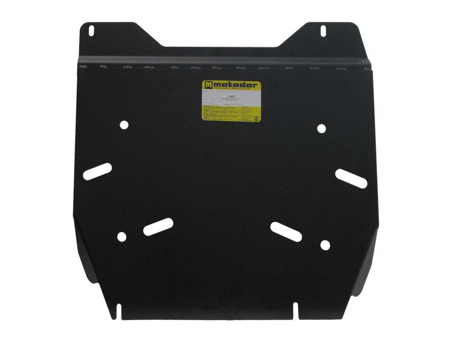 Защита двигателя, кпп, рк стальная Motodor для Nissan Navara III 2004-2010- (3 мм, сталь), 11409