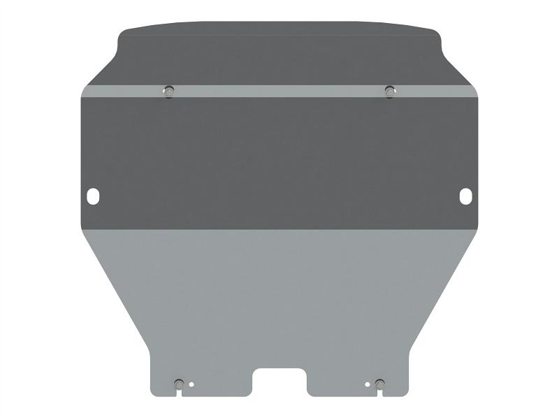 Защита картера и КПП для VOLKSWAGEN Transporter T5  2003 - 2010, V-1,9TDI, 2,0TDI, 2,0; 2,5, Sheriff, алюминий 5 мм, арт. 26.1910