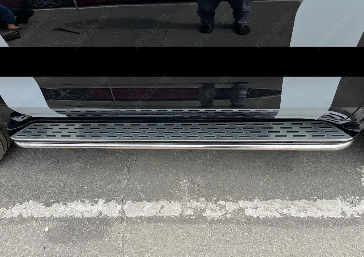 Защита штатного порога труба для автомобиля Tank 500 (2023-) арт. TANK500.23.32