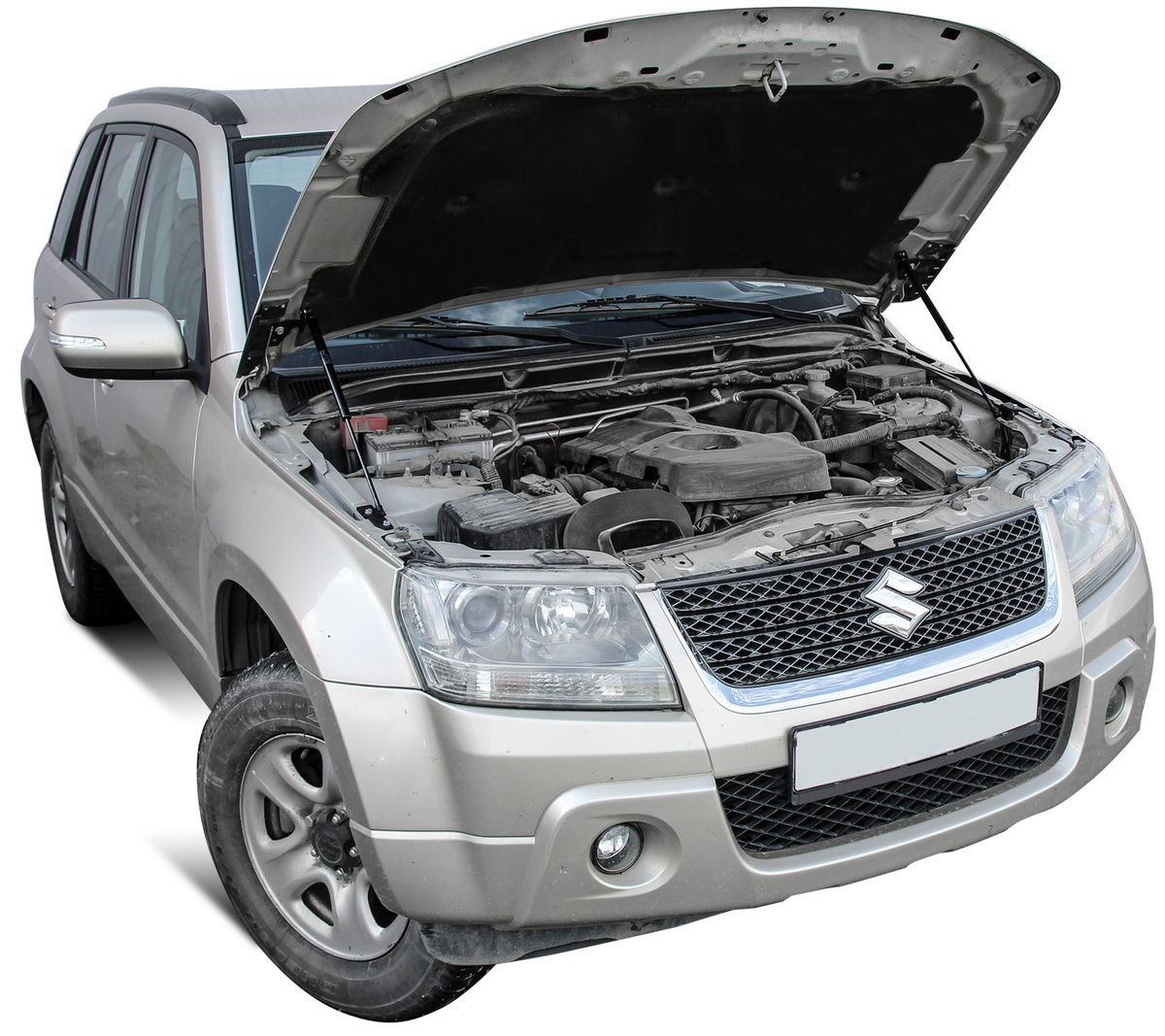 Амортизаторы капота АвтоУПОР (2 шт.) Suzuki Grand Vitara (2005-2008; 2008-2012; 2012-2015), Rival, арт. USUGRA012