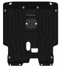 Защита  картера и КПП для Daewoo Gentra 2013-2016  V-all , ALFeco, сталь 2мм, арт. ALF0305st-1