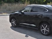 HAVAL F7X 1.5 4WD 2019-2022 Пороги труба d57 (вариант 3) black HF7XT-0038393CH