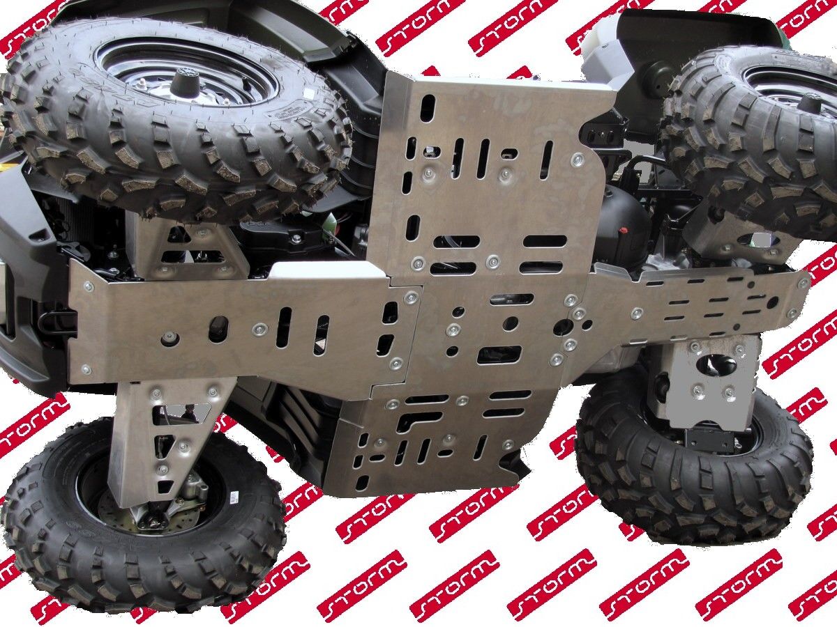 Защита днища для POLARIS Sportsman 500HO Touring 2011-13, алюминий 4 мм, STORM, арт. 2078