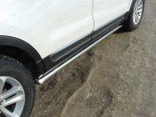 Пороги труба 60,3 мм для автомобиля Ford Explorer 2012-2015 TCC Тюнинг арт. FOREXPL12-06