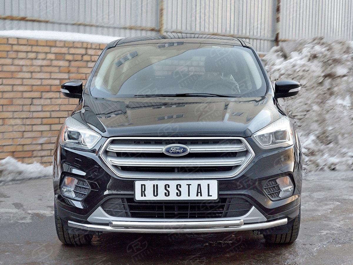 Защита переднего бампера d42/42 Ford Kuga 2016, Slitkoff FGZ-002594