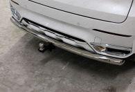 Защита задняя 60,3 мм для автомобиля HAVAL F7 2019- (1,5 л., 4WD) TCC Тюнинг арт. HAVF719-38