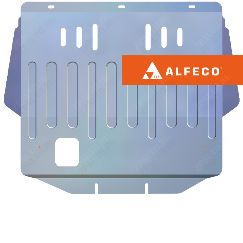 Защита  картера и КПП Peugeot 306 1994-2001 V-1,1; 1,4; 1,8;2,0;1,9D; 2,0D , ALFeco, алюминий 4мм, арт. ALF0405al-2