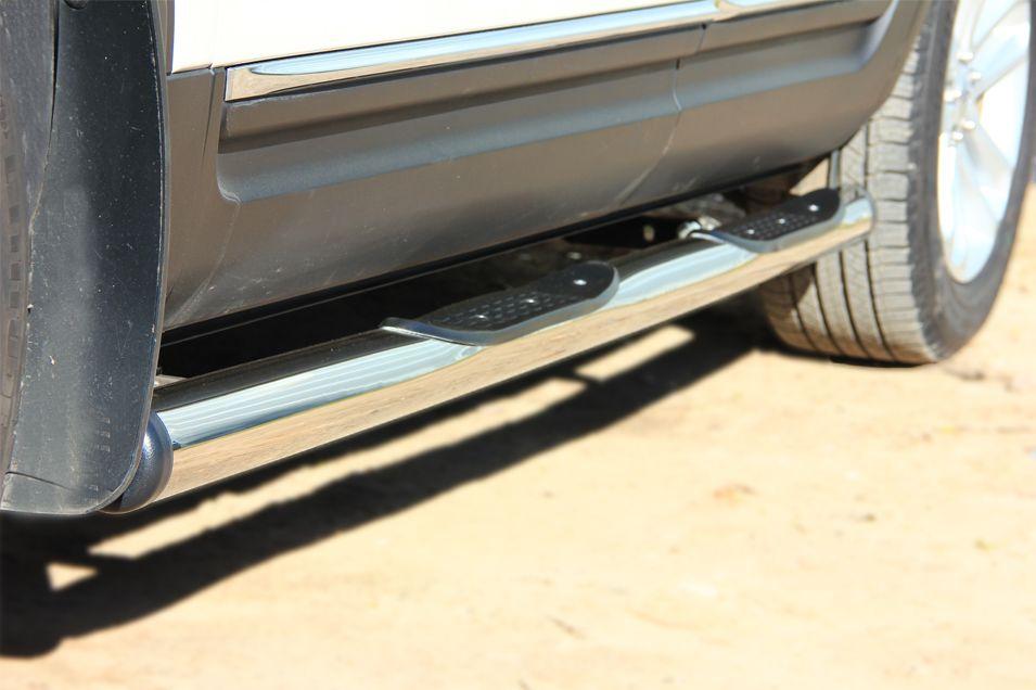 Пороги труба d76 с накладками вариант 2 для Ford Explorer 2012, Slitkoff FET-0013132