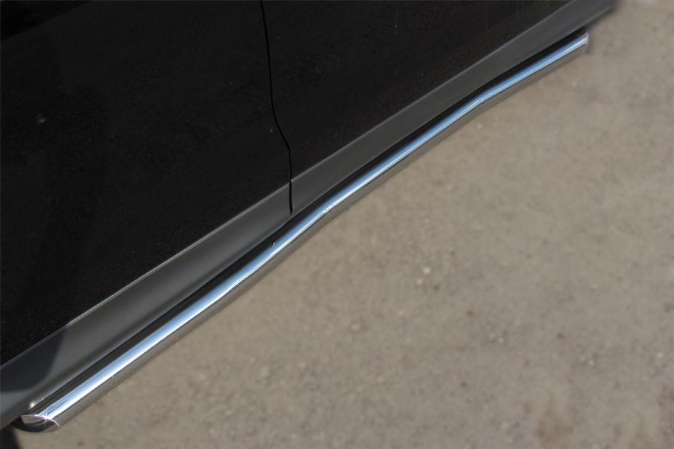Пороги труба d63 вариант 1 для Honda CR-V 2013, Руссталь HVT-0013401