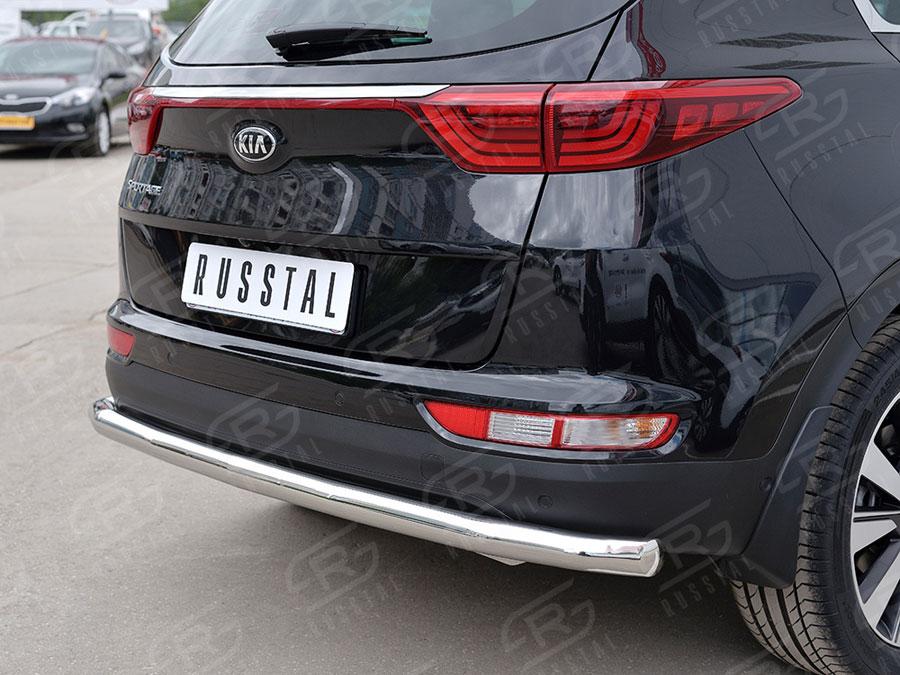 Защита заднего бампера d57 Kia Sportage 2016, Slitkoff KSZ-002296