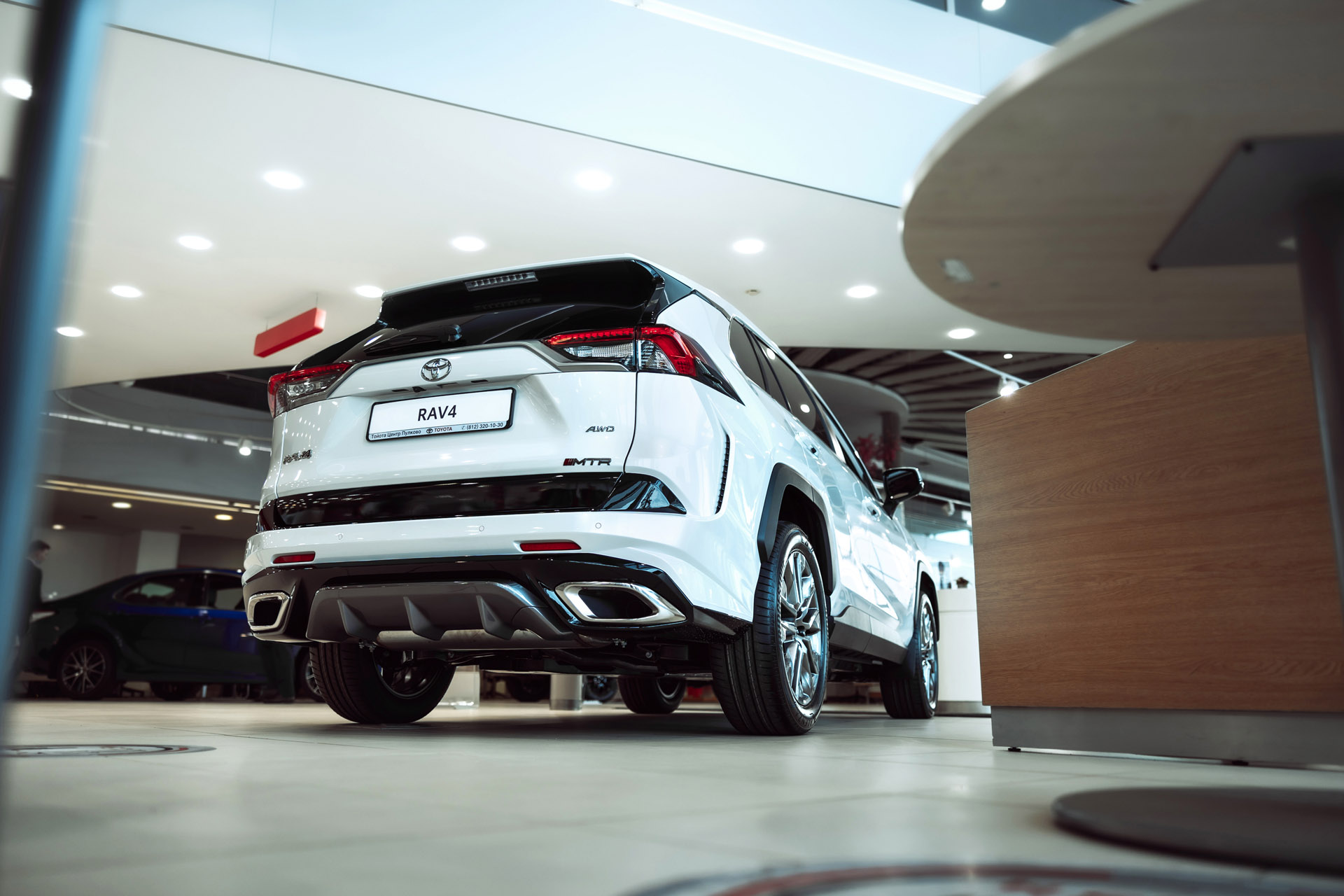 Облицовка заднего бампера в сборе с насадками для Toyota RAV4 2018-2025, MTR, арт. MTR-XA50-190453