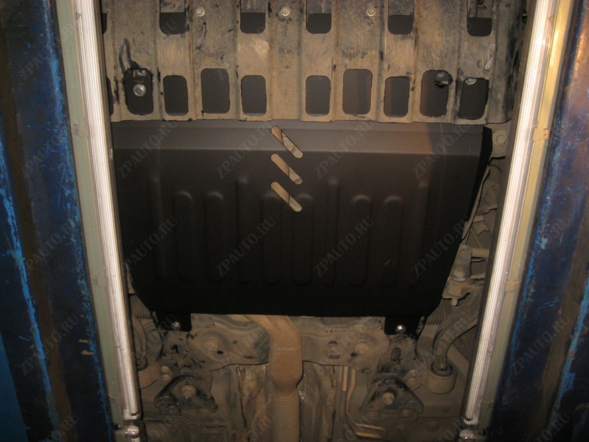 Защита  картера и КПП Ford Explorer U502 2011- 2019 V-3,5(249 л.с.) , ALFeco, сталь 2мм, арт. ALF0734st