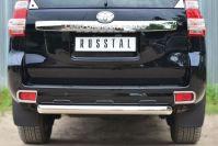 Защита заднего бампера d76 для Toyota LC Prado 150 2014, Slitkoff LCPZ-001718
