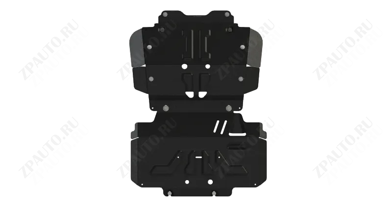 Защита картера для GREAT WALL POER  2021 -, V-2,0 AT,MT FullWD, Sheriff, сталь 2,5 мм, арт. 28.5382