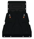 Защита   рулевых тяг и картера для Chevrolet Niva 2002-2020  V-1,7 , ALFeco, сталь 1,5мм, арт. ALF0317st