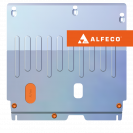 Jetour X50 2024- V-all FWD защита картера и КПП, ALFeco, алюминий, 4 мм, арт. ALF7007al