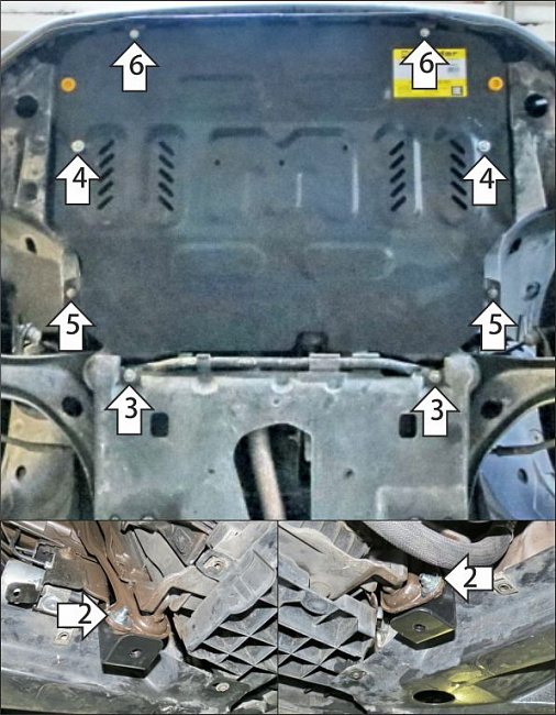 Ковер багажный модельный высокий борт для Peugeot 206 1998-, Элерон 71602
