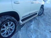 Защита штатного порога под порог для автомобиля Toyota Land Cruiser 200 TRD 2019 арт. TLCTRD200.19.31, Россия