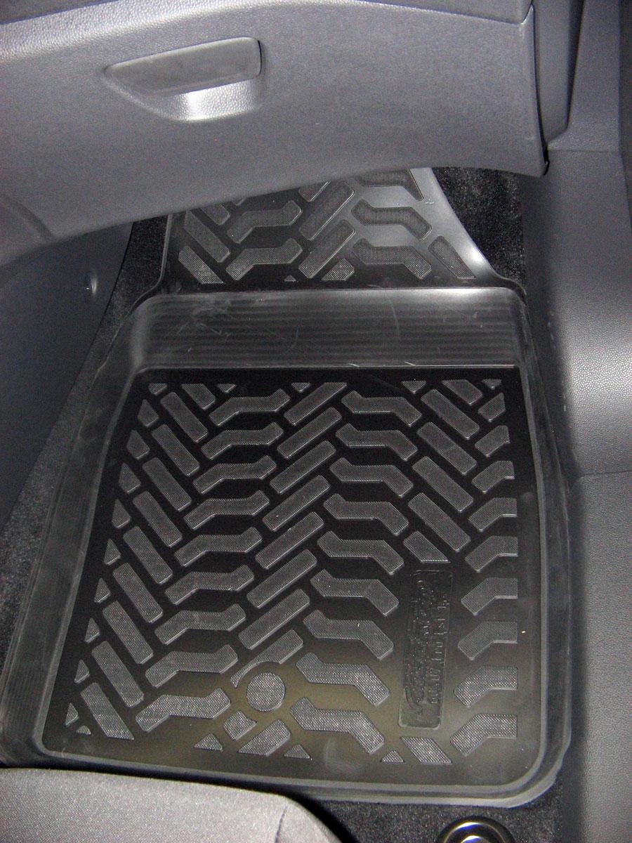 Ковры салонные модельные высокий борт 3D с подпятником для Ford Fiesta VI 2008-2016 2014-, Элерон 60444