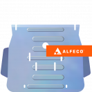 Защита  картера Mitsubishi Pajero Sport I 1998-2008 V-3,0; 2,5TD , ALFeco, алюминий 4мм, арт. ALF14362al