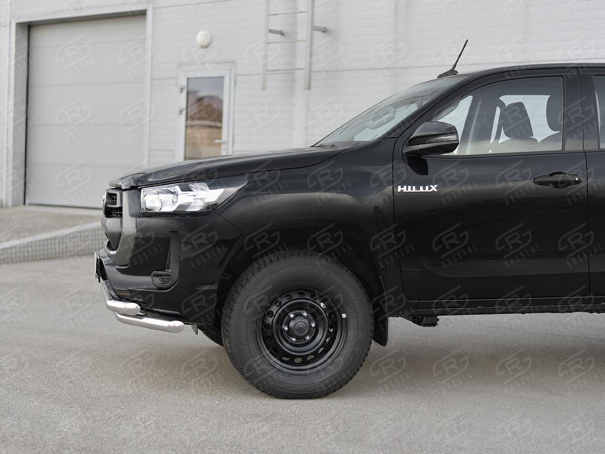 TOYOTA HILUX 2020- Защита переднего бампера d57 секции-d57 секции THZ-003495