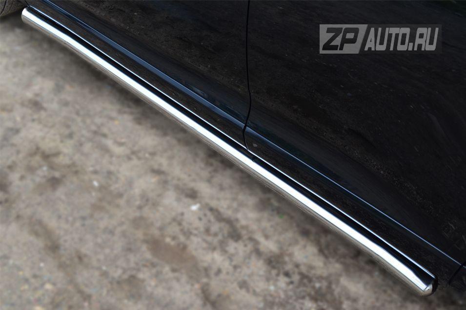 Пороги труба d57 вариант 3 для Toyota Venza 2013, Slitkoff TVT-0014783