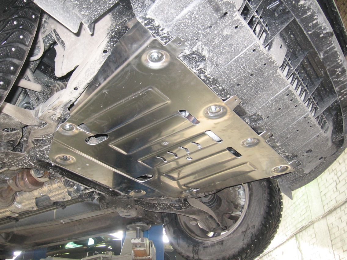 29.3342 Защита картера и КПП Ssang Yong Tivoli V-1,6 АТ 2 wd (2015-) (AL 4 мм)