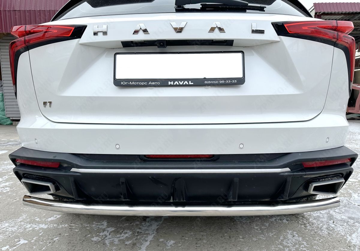 Защита заднего бампера   для автомобиля Haval HAVAL F7 2024 арт. GWF7.24.11