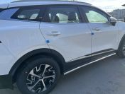 Защита штатного порога труба для автомобиля KIA Sportage 2022 арт. KSP.22.32