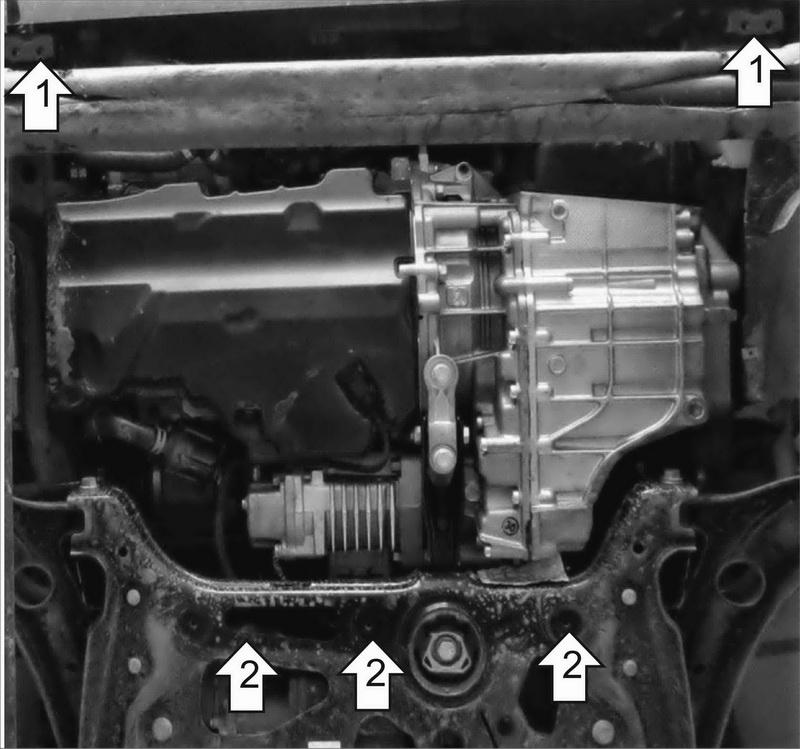 Защита АвтоСтандарт (Двигатель, Коробка переключения передач), 1,5 мм, Сталь для Skoda Karoq 2020- арт. 52739