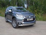 Решётка радиатора (лист) для автомобиля Mitsubishi Pajero Sport 2016-, TCC Тюнинг MITPASPOR16-02